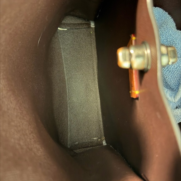 Coach Pebble Gray Shoulder Bag Charlie 55200 shoulder or Crossbody - Picture 11 of 11